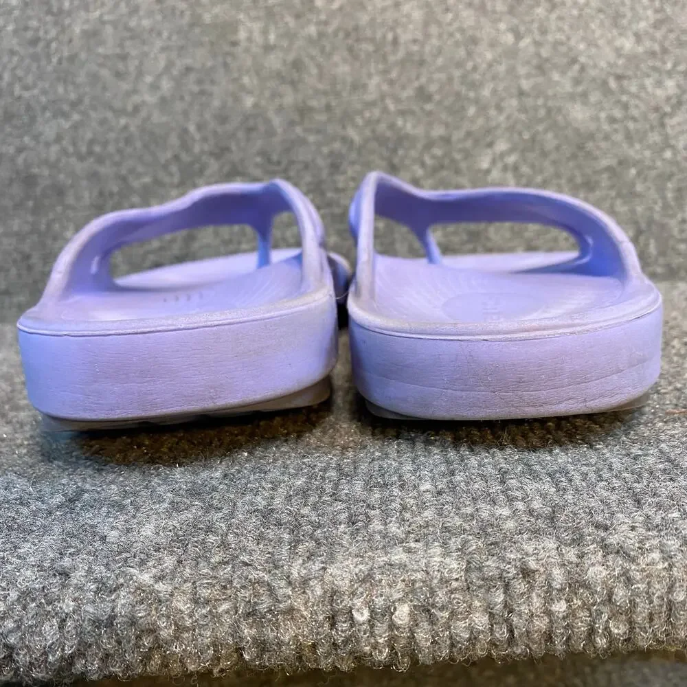OOFOS Ooriginal Purple Flip Flop Thong Sport Recovery Sandals Mens 11 Womens 13